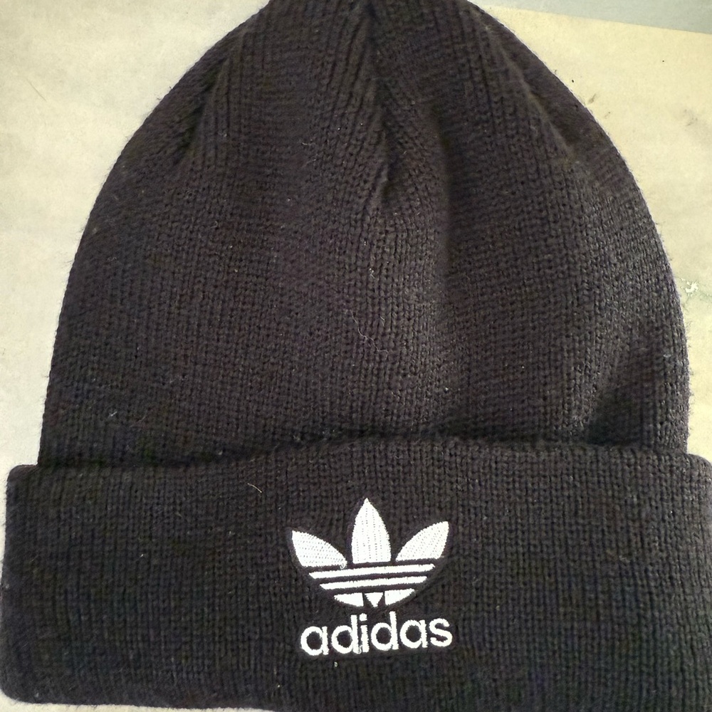 Adidas Black Knit Beanie